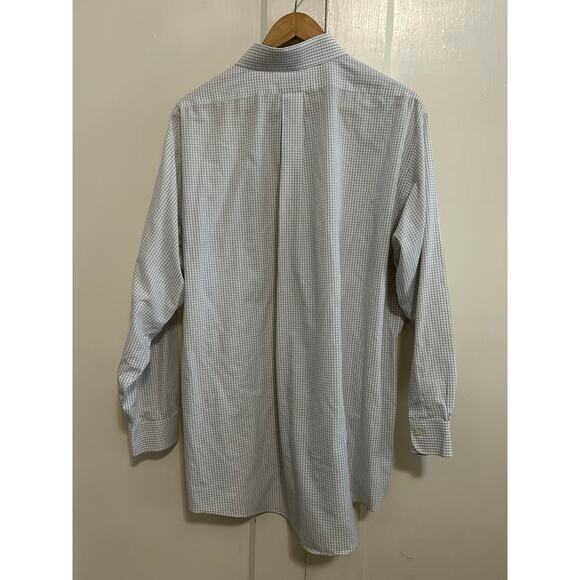 Vintage 90’s Brooks Brithers Traditional Fir Shirt Men 17-33 Tattersall - Picture 4 of 7